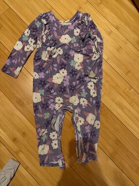 Little sleepies sugarplum romper